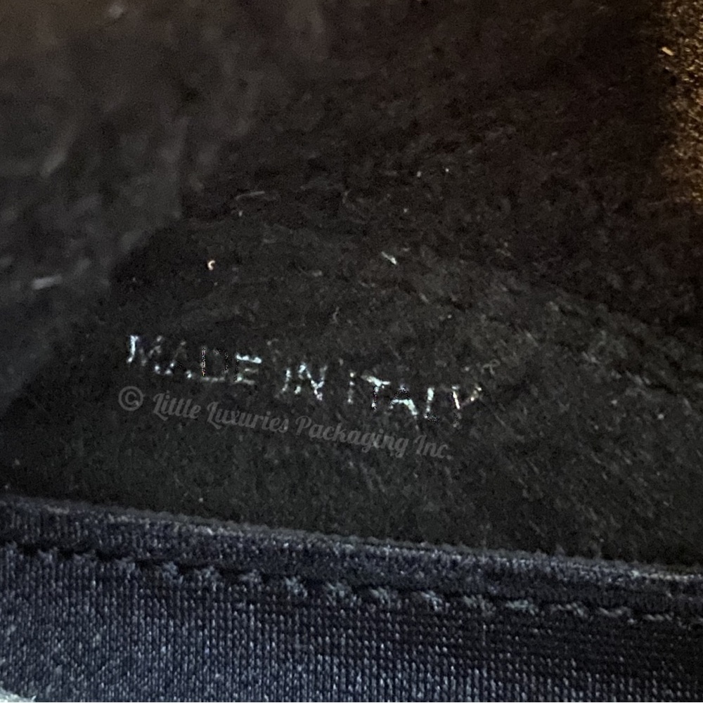 Authentic Chanel Women's Black/Black Knit Fabric Suede Calfskin CC Logo Sneakers - Picture 12 of 14